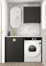 Marlo Black Laundry Kit 1305x600x2100