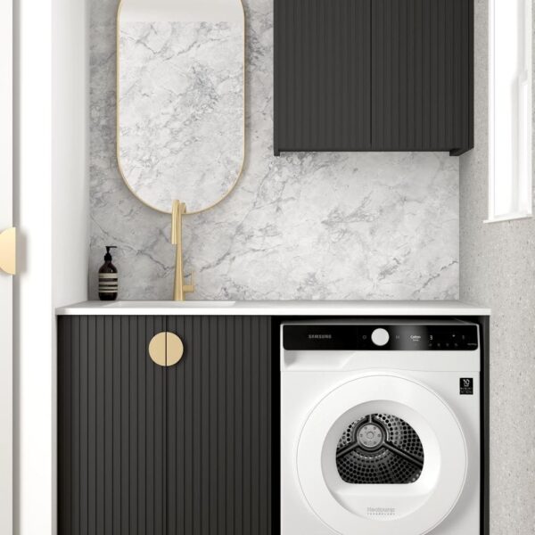 Marlo Black Laundry Kit 1305x600x2100