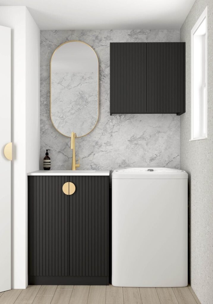 Marlo Black Mini Laundry