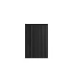 Marlo Laundry 415 Fluted Black Wall Cabinet
