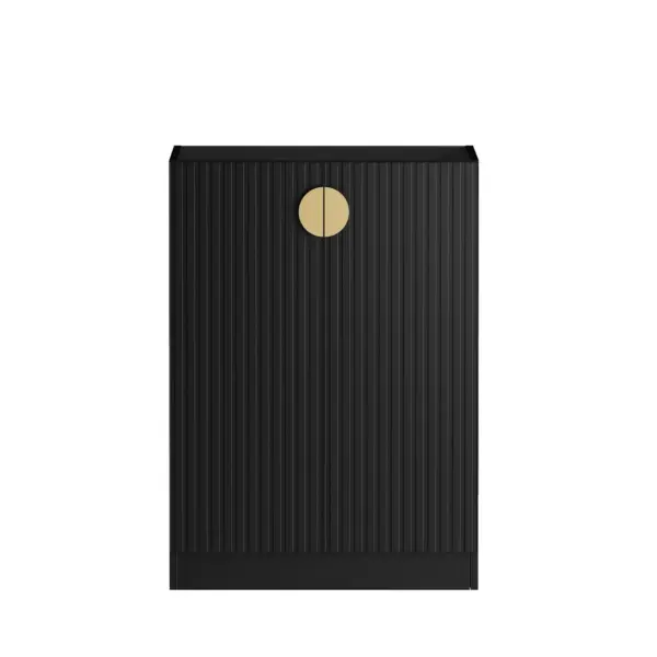 Marlo Laundry 630 Fluted Black Base Cabinet