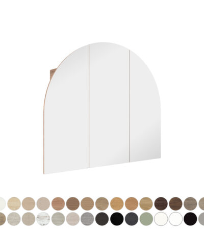 Marlowe Arch Mirror Cabinet, 900 x 800mm