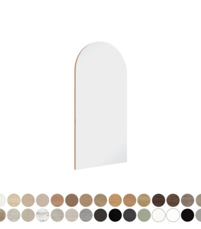 Marlowe Arch Mirror with Edge, 400 x 800mm