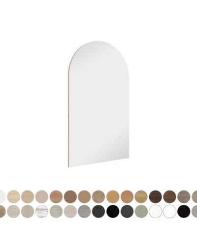 Marlowe Arch Mirror with Edge, 600 x 1000mm