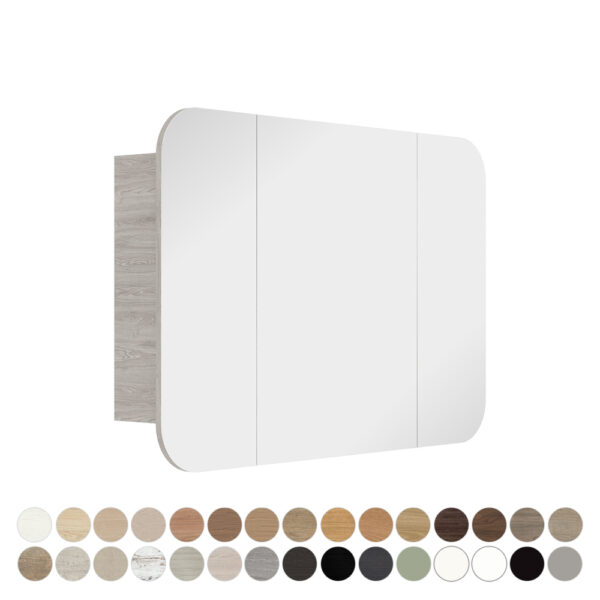 Marlowe Soft Square Mirror Cabinet, 1200 x 800mm
