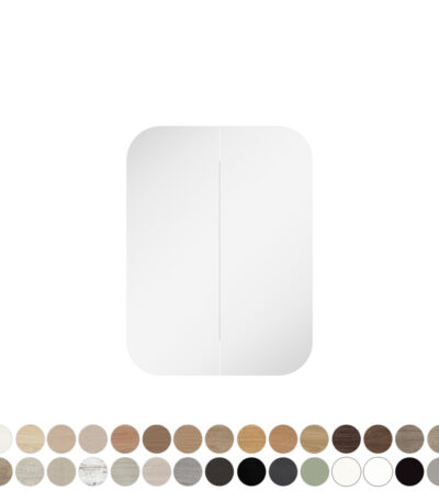 Marlowe Soft Square Mirror Cabinet, 600 x 800mm