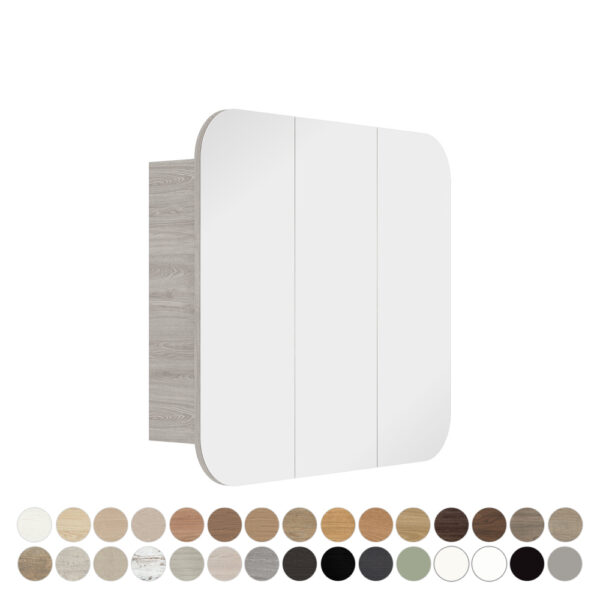 Marlowe Soft Square Mirror Cabinet, 900 x 800mm