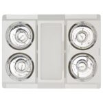 Martec Profile Panel 4 High Performance Heater Fan Exhaust With 12W Tricolour LED Light