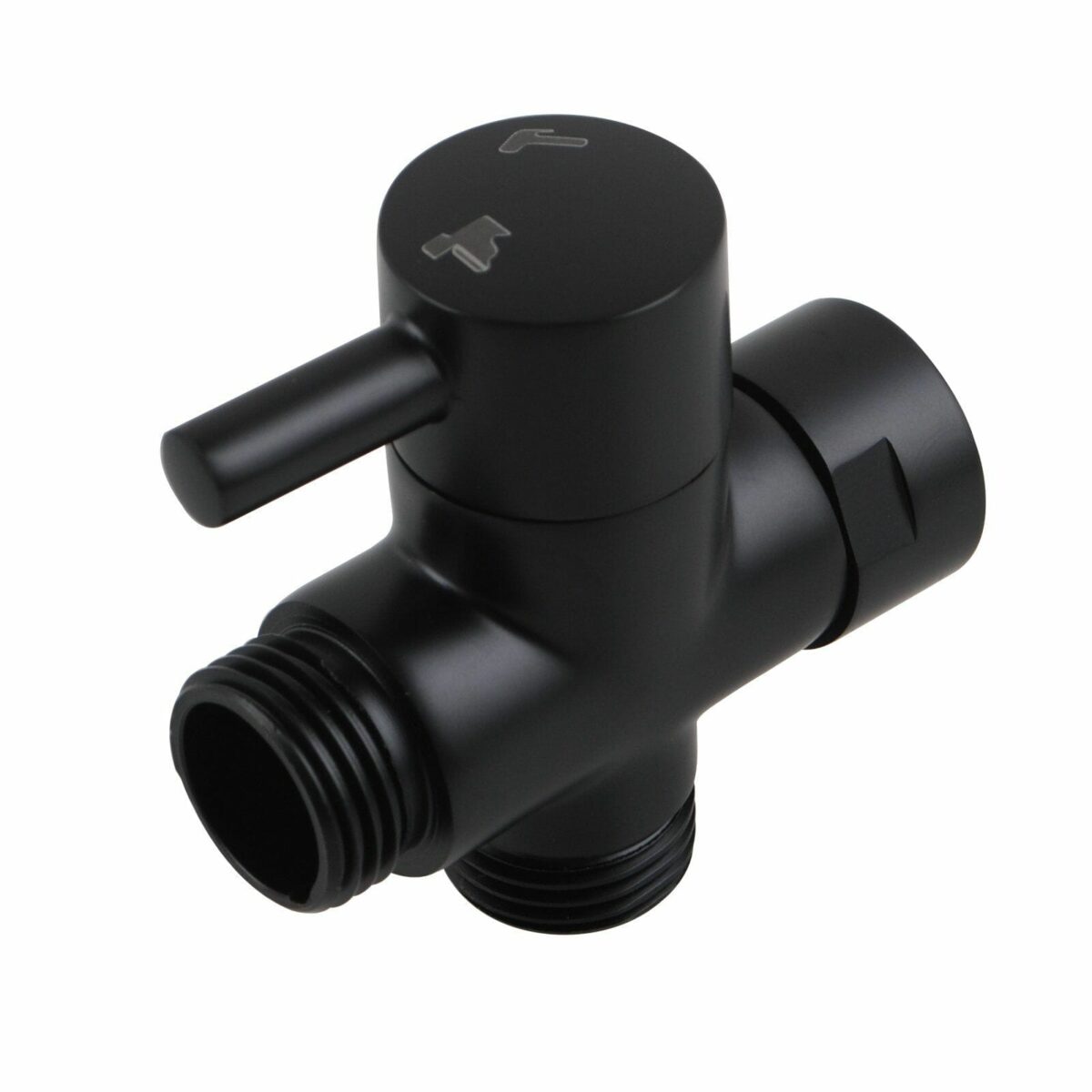 Matt Black Bidet Diverter | OX001.ST