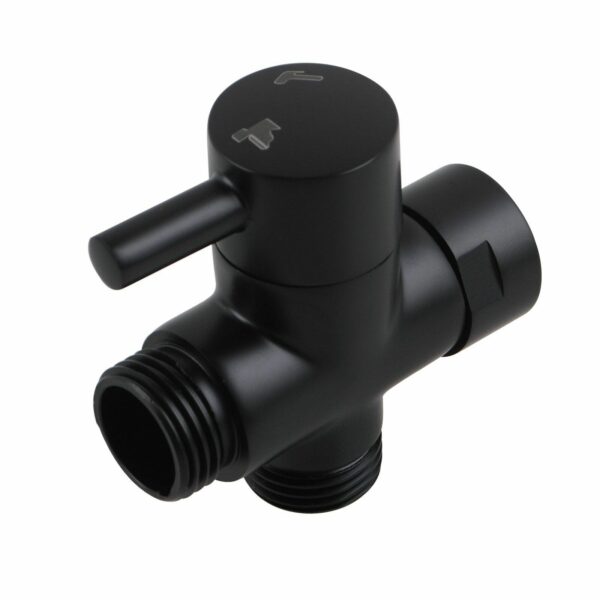 Matt Black Bidet Diverter | OX001.ST