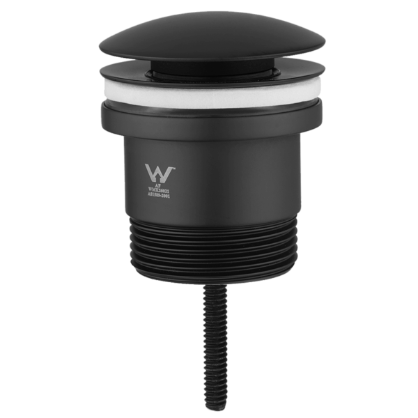 Matt Black Pop Up Waste Universal
