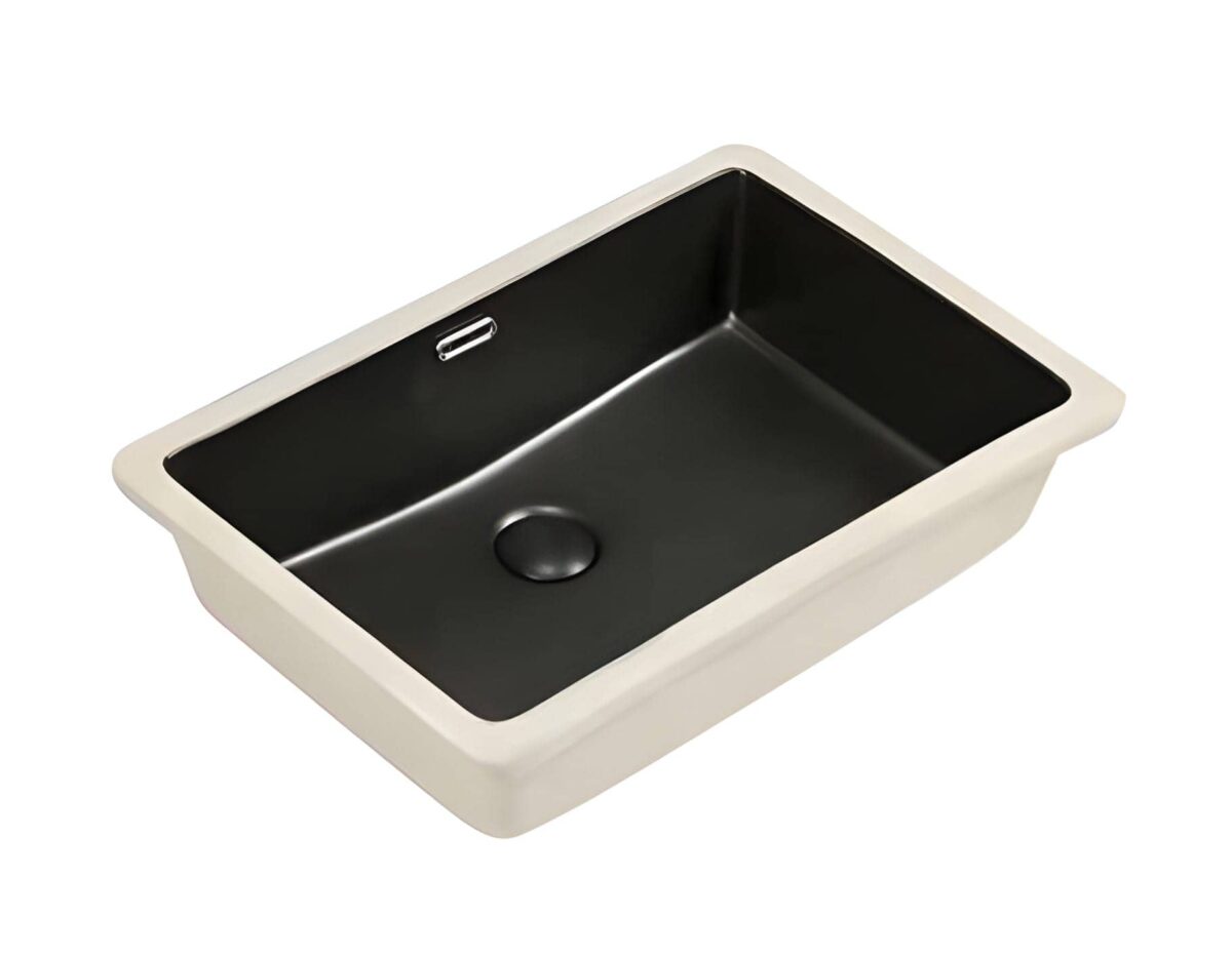 Matt Black - Under Counter Basin - 545x380x180mm | PU5438MB