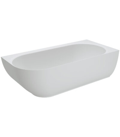 Matta Left-Hand Solid Surface Corner Bath, 1750mm