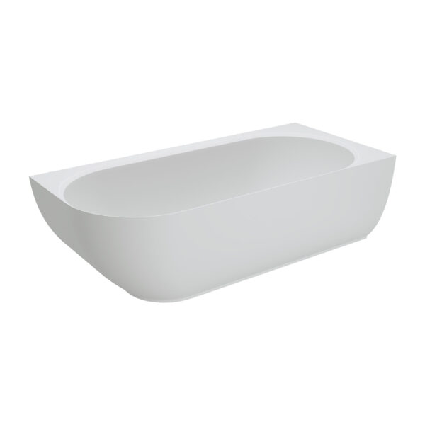 Matta Left-Hand Solid Surface Corner Bath, 1750mm