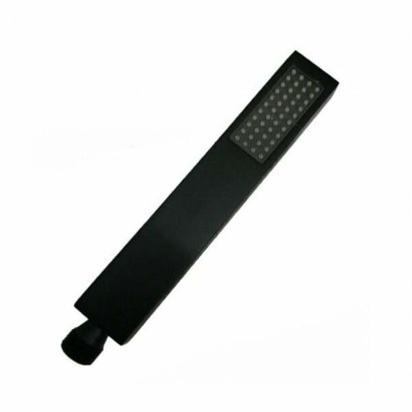 Matte Black Brass Square Handheld Shower Spray Head | OX-S5.HHS