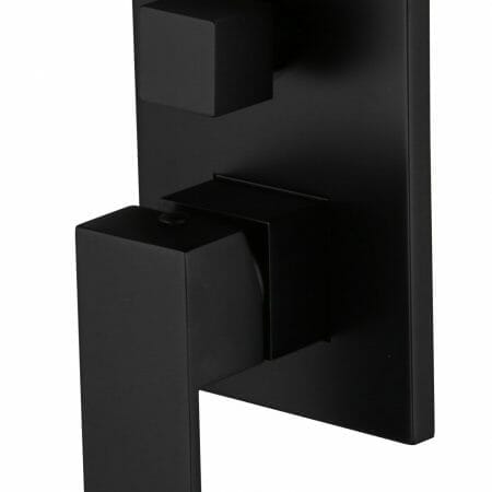 Matte Black Shower/Bath Mixer Diverter | OX0115C.ST