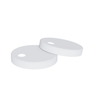 Matte White Seat Hinge Covers for Standard Seats