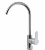 Maya Round Spoon Shaped Handle Sink Mixer - Chrome | PCR1001