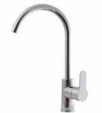 Maya Round Spoon Shaped Handle Sink Mixer - Chrome | PCR1001