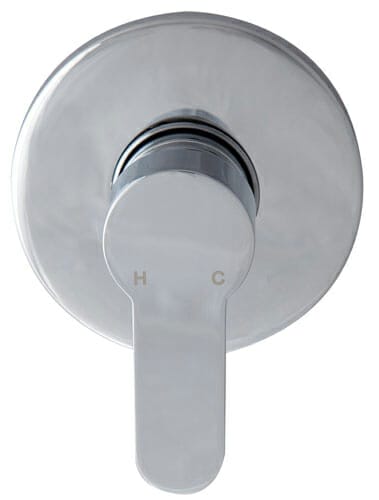 Maya Round Spoon Shaped Handle Wall Mixer - Chrome | PCR3001