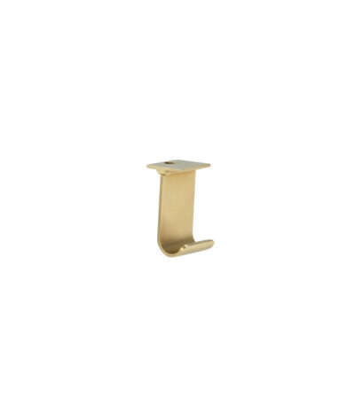 Maya Shower Hook - Brushed Brass