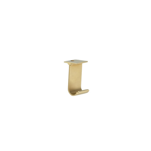Maya Shower Hook - Brushed Brass