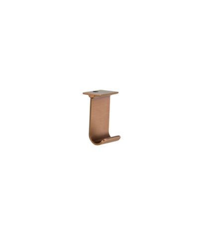 Maya Shower Hook - Brushed Copper