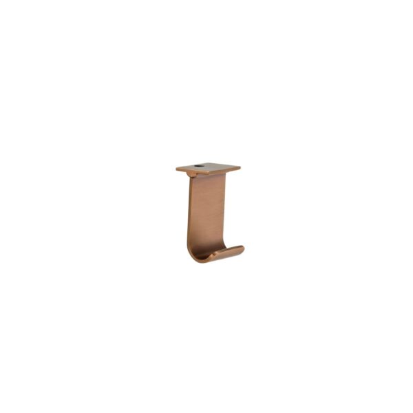 Maya Shower Hook - Brushed Copper