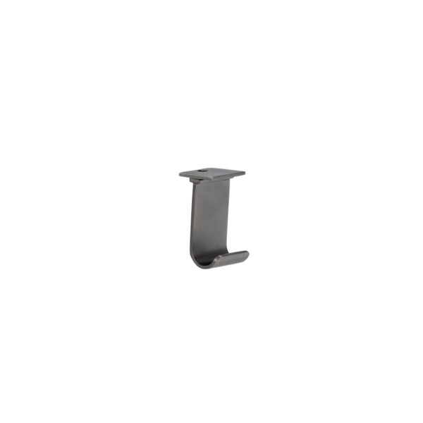 Maya Shower Hook - Brushed Gunmetal