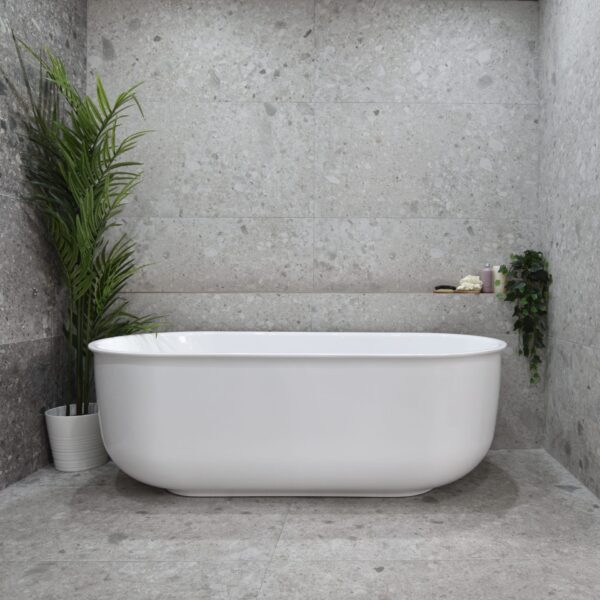 Mayfair Classic Freestanding - Gloss White - No Overflow - 1700mm | SB877-1700GW