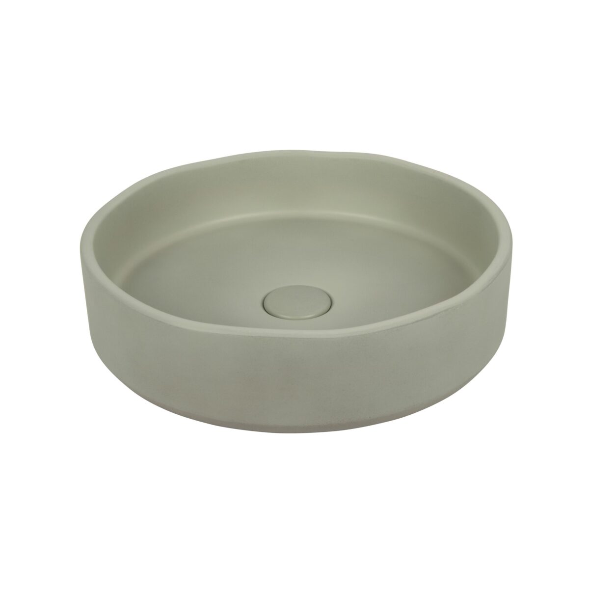 Melia Concrete Basin - Sage Green
