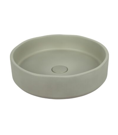 Melia Concrete Basin - Sage Green