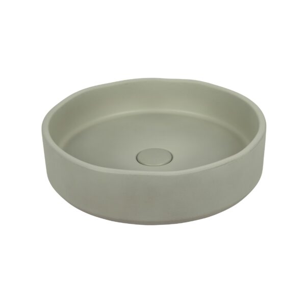 Melia Concrete Basin - Sage Green