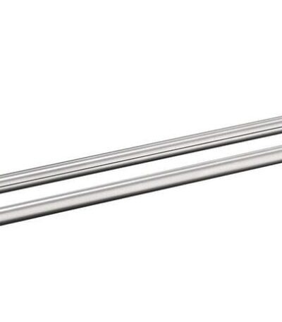 Mica Double Towel Rail - 800mm - Brushed Nickel | Bella Vista - 1148D-800-P-BN