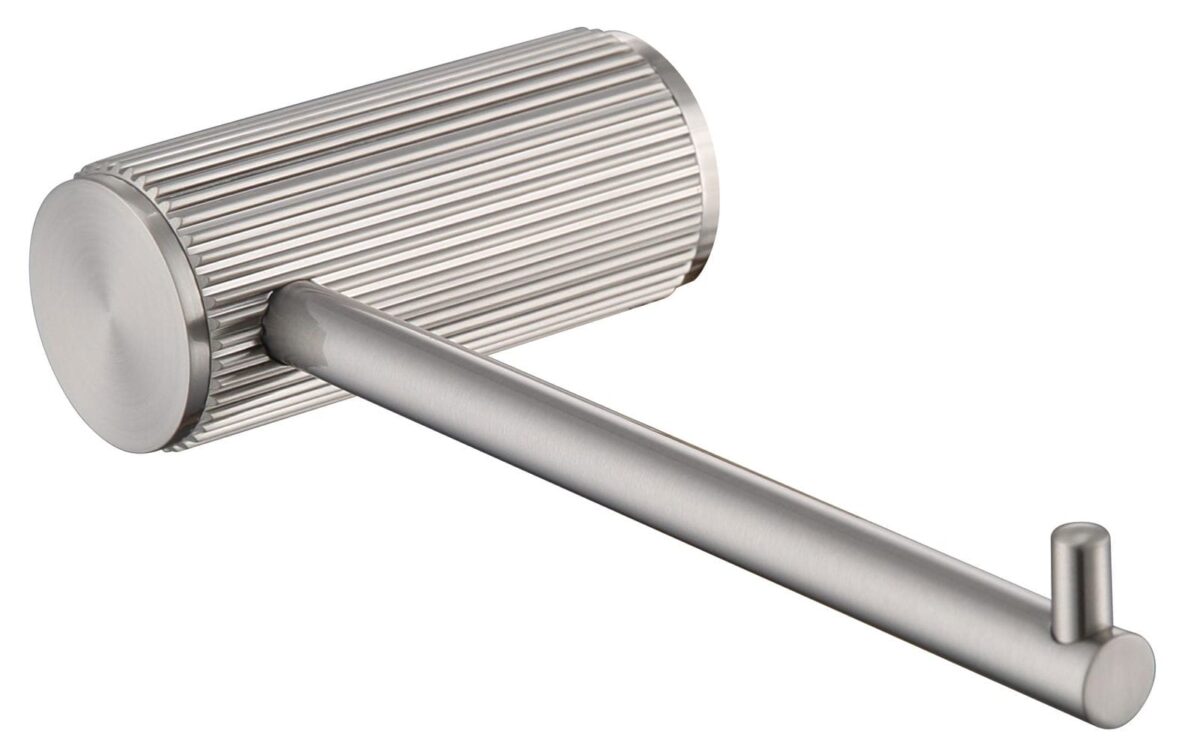 Mica Fluted Toilet Paper Holder - Brushed Nickel | Bella Vista - 1111-P-NR-BN