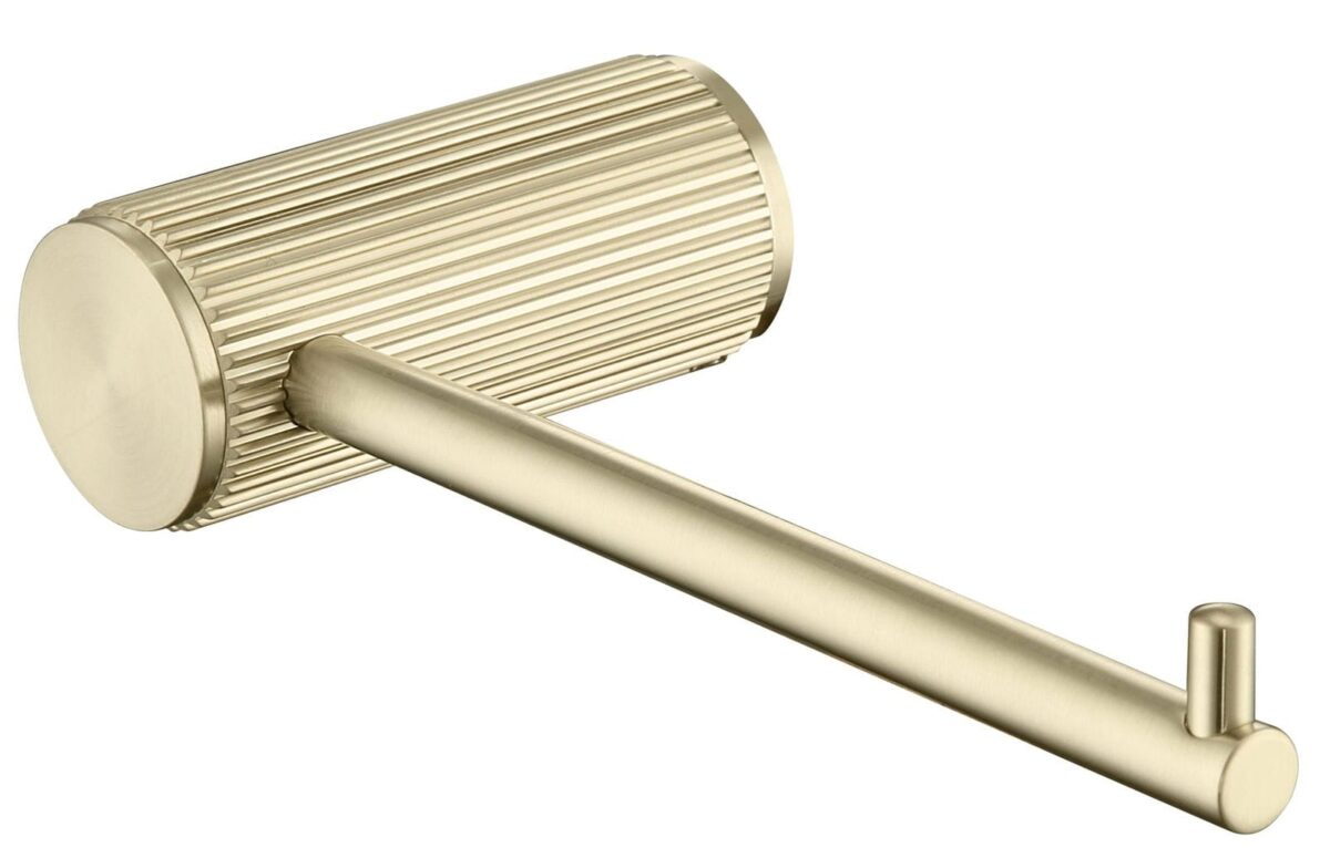 Mica Fluted Toilet Paper Holder - French Gold | Bella Vista - 1111-P-NR-FG