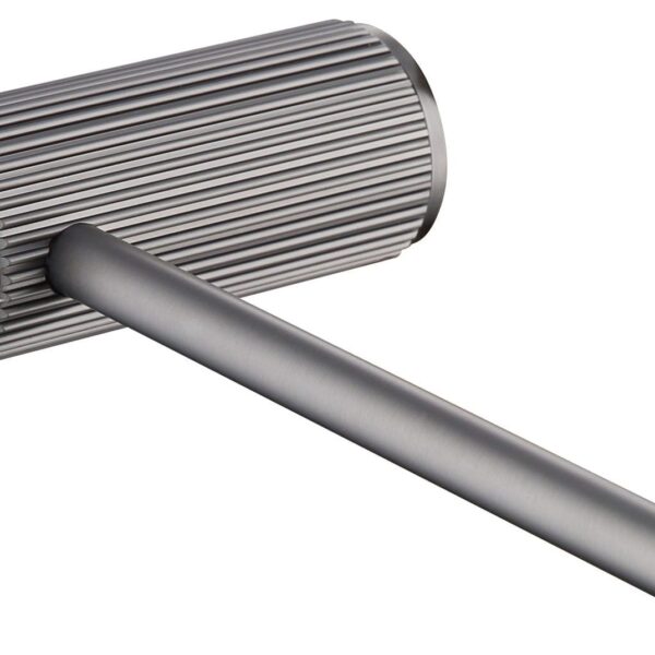 Mica Fluted Toilet Paper Holder - Gunmetal | Bella Vista - 1111-P-NR-GM