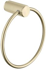 Mica Fluted Towel Ring - French Gold | Bella Vista - 1104-P-NR-FG