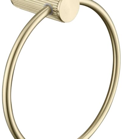 Mica Fluted Towel Ring - French Gold | Bella Vista - 1104-P-NR-FG