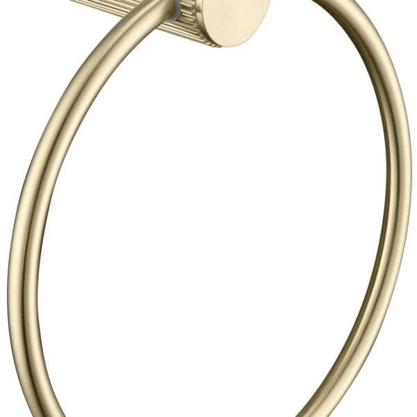 Mica Fluted Towel Ring - French Gold | Bella Vista - 1104-P-NR-FG