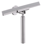 Mica Glass Squeegee - Brushed Nickel | Bella Vista - 1164SQ-P-BN