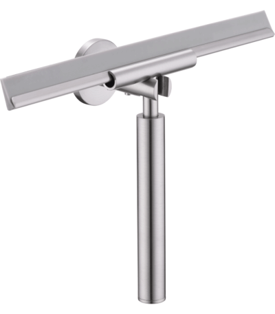 Mica Glass Squeegee - Brushed Nickel | Bella Vista - 1164SQ-P-BN