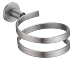 Mica Hair Dryer Holder - Brushed Nickel | Bella Vista - 1179HD-P-BN