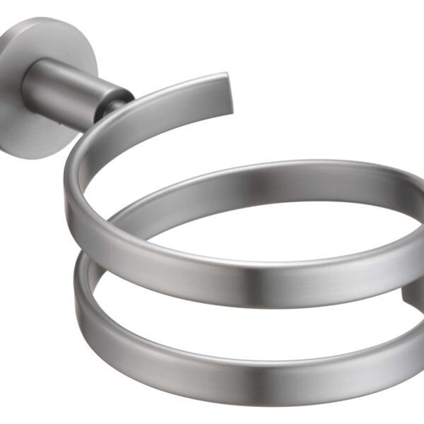 Mica Hair Dryer Holder - Brushed Nickel | Bella Vista - 1179HD-P-BN