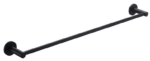 Mica Single Towel Rail - 600mm - Black | Bella Vista - 1124-600-P-BLK
