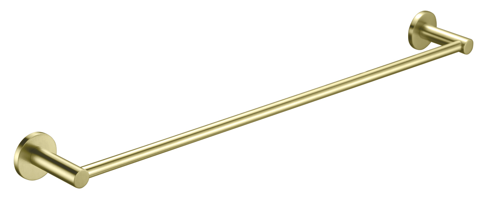 Mica Single Towel Rail - 600mm - French Gold | Bella Vista - 1124-600-P-FG