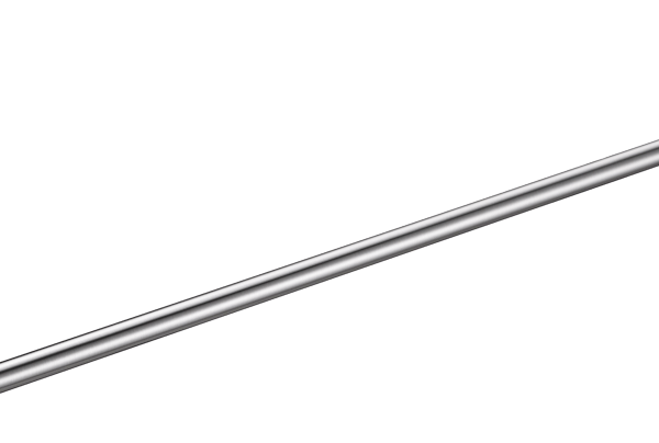 Mica Single Towel Rail - 800mm - Brushed Nickel | Bella Vista - 1124-800-P-BN