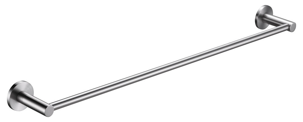 Mica Single Towel Rail - 800mm - Brushed Nickel | Bella Vista - 1124-800-P-BN