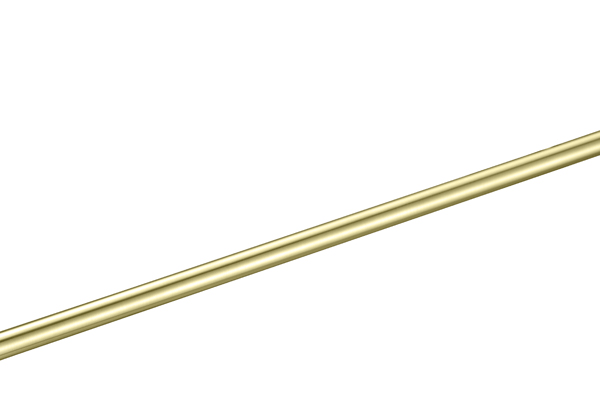 Mica Single Towel Rail - 800mm - French Gold | Bella Vista - 1124-800-P-FG