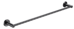 Mica Single Towel Rail - 800mm - Gunmetal | Bella Vista - 1124-800-P-GM